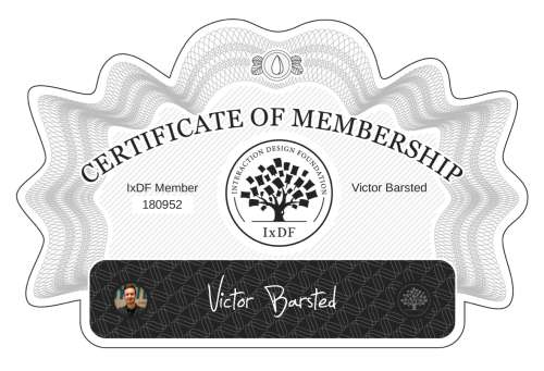 Victor's Certificate of membership