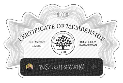 BUSE's Certificate of membership