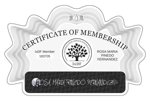 ROSA's Certificate of membership