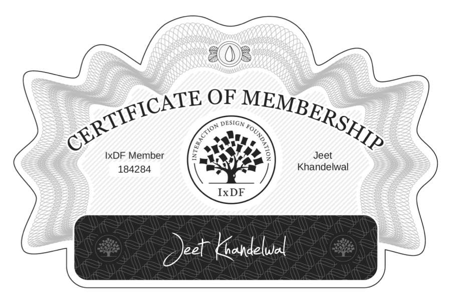 Membership Certificate