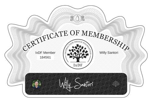 Willy's Certificate of membership