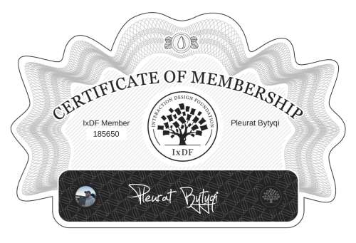 Pleurat's Certificate of membership