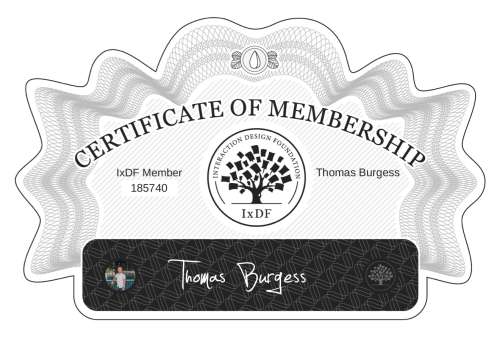 Thomas's Certificate of membership