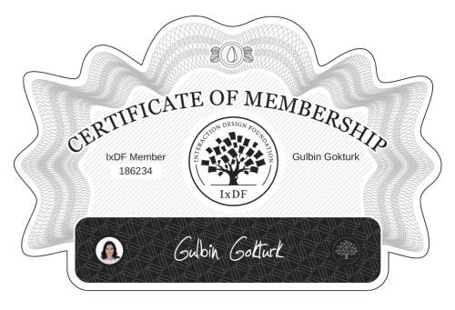 Gülbin's Certificate of membership