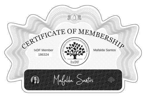 Mafalda's Certificate of membership
