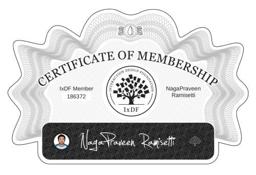 NagaPraveen's Certificate of membership