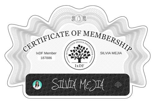 SILVIA's Certificate of membership