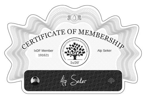 Alp's Certificate of membership