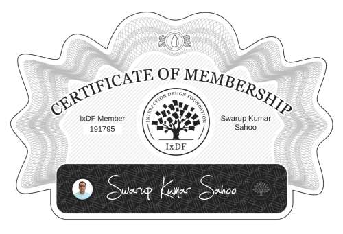 Swarup's Certificate of membership