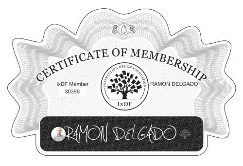 RAMON's Certificate of membership