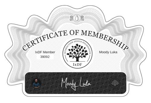 Moody's Certificate of membership