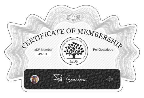 Pol's Certificate of membership
