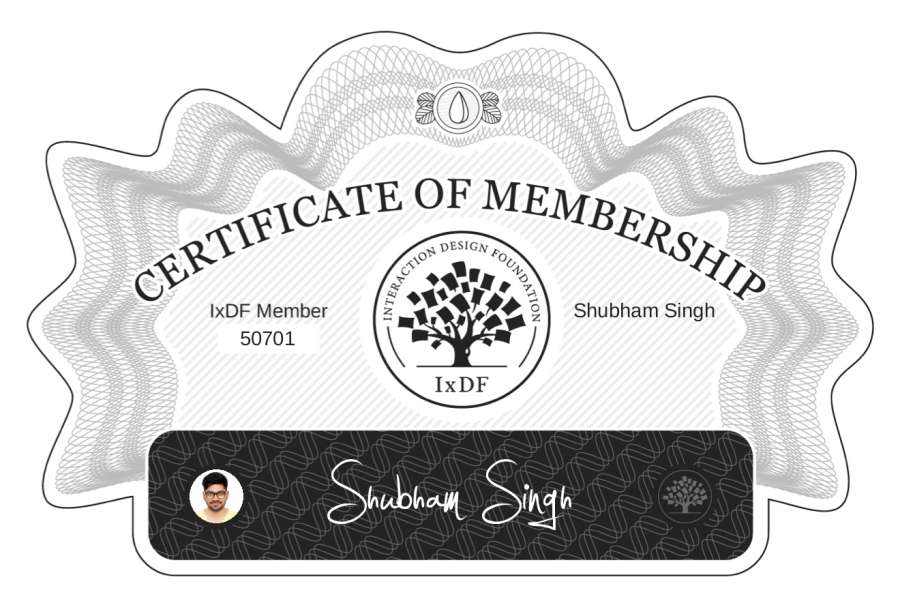 Membership Certificate