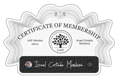 Israel's Certificate of membership