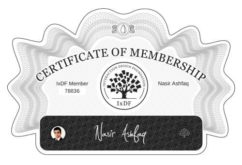 Nasir's Certificate of membership