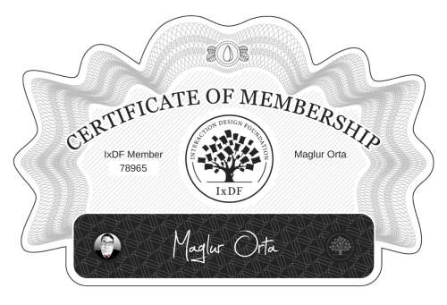 Maglur's Certificate of membership